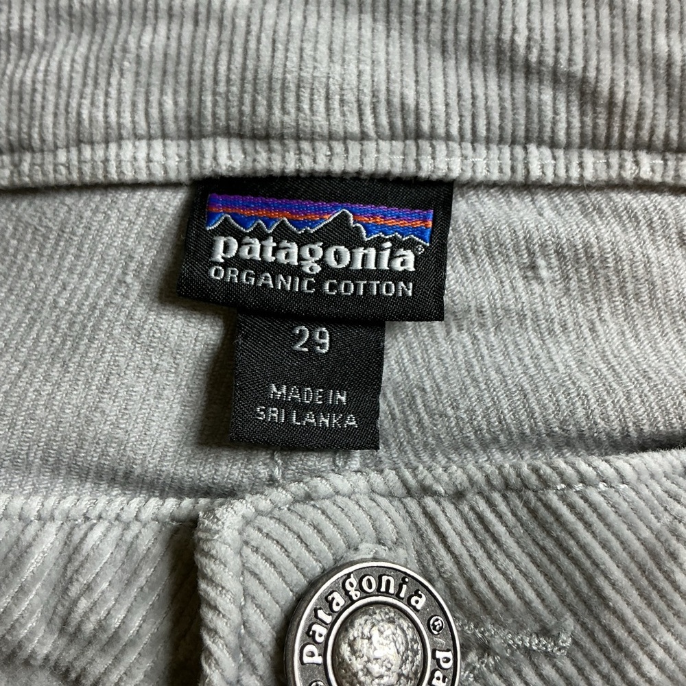 Y2K Patagonia Organic Cotton Pants - Light Grey - [29 #Corduroy - Picture 6 of 8